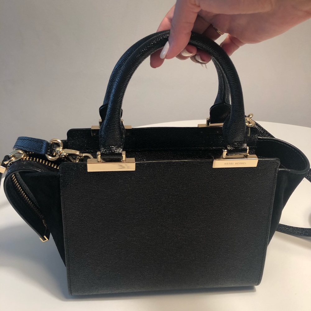 HENRI BENDEL BLACK CROSSBODY BAG - Picture 5 of 5